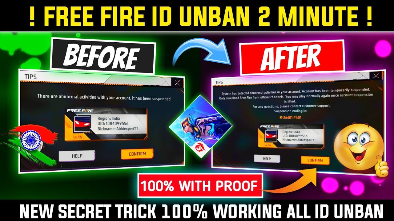 Free Fire Id Unban Form – ff id unban form – quickly -recover your ff account 2025