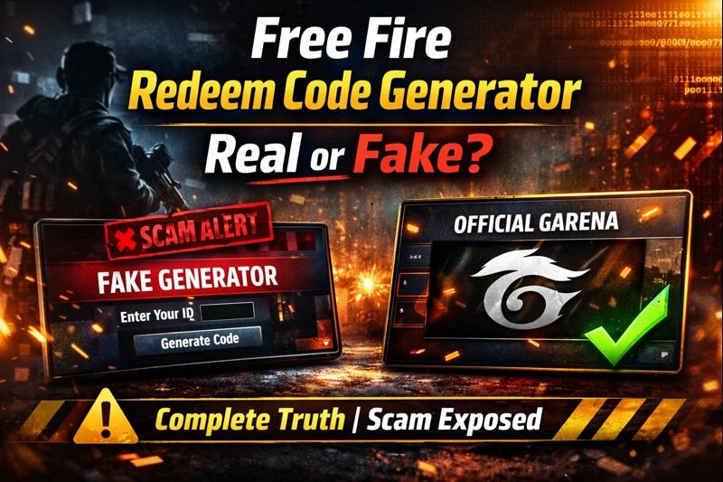 Free Fire Redeem Code Generator – Real or Fake? Complete Truth