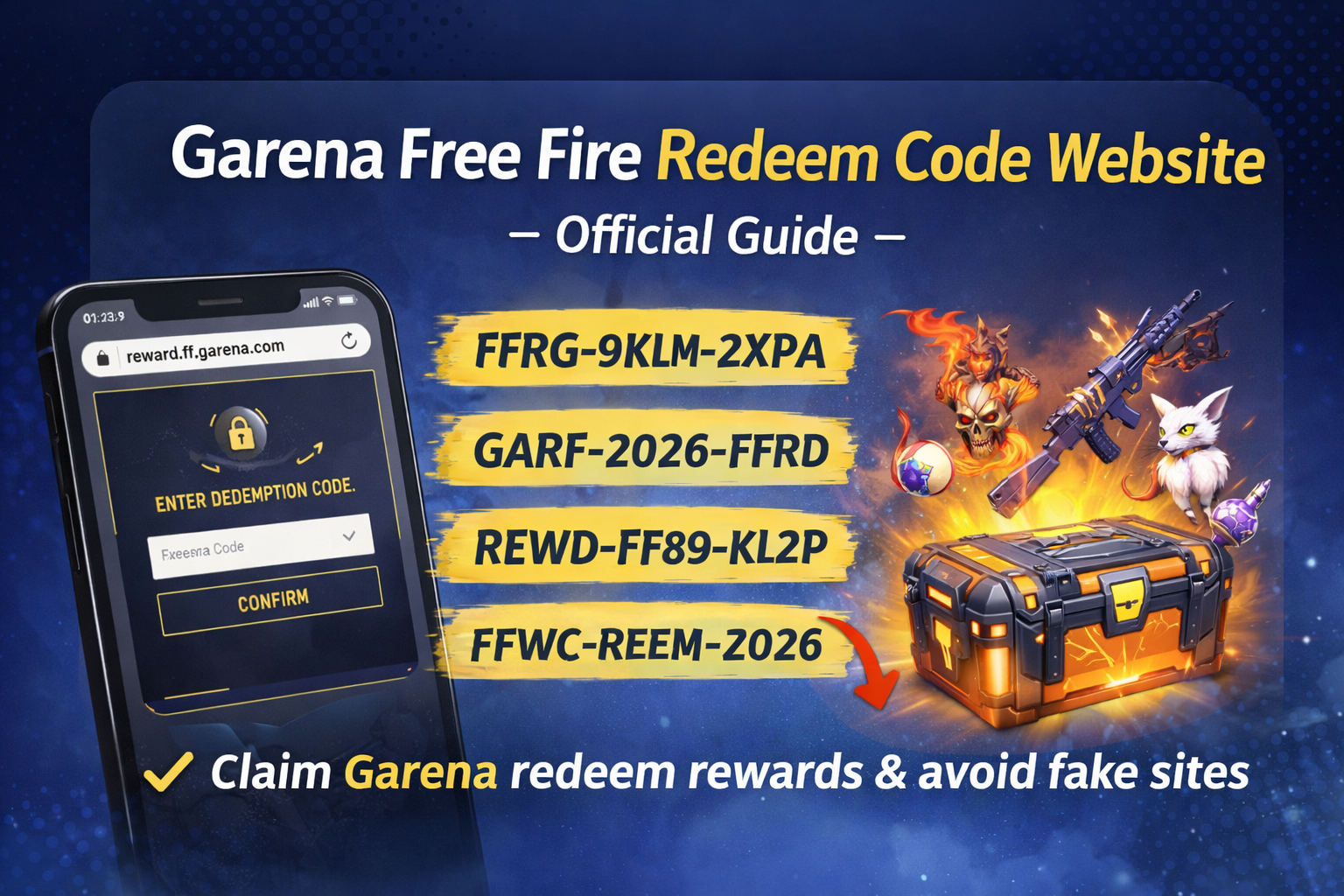 Garena Free Fire Redeem Code Website – Official Guide