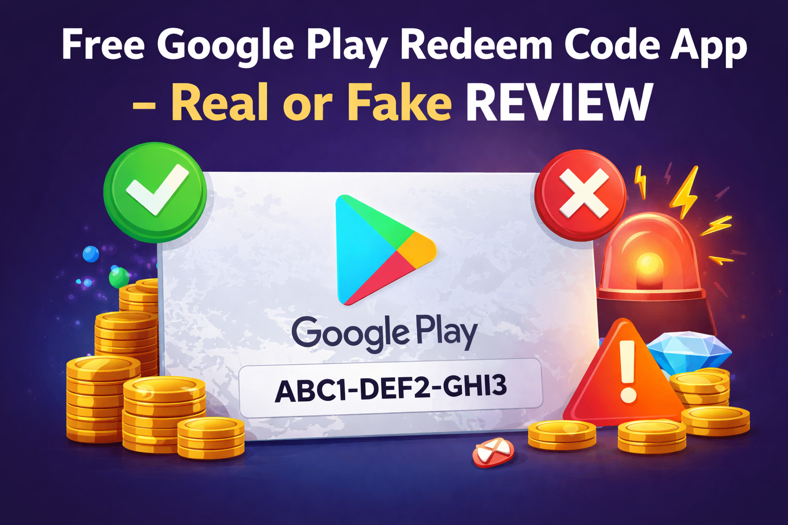 Free Google Play Redeem Code App – Real or Fake Review