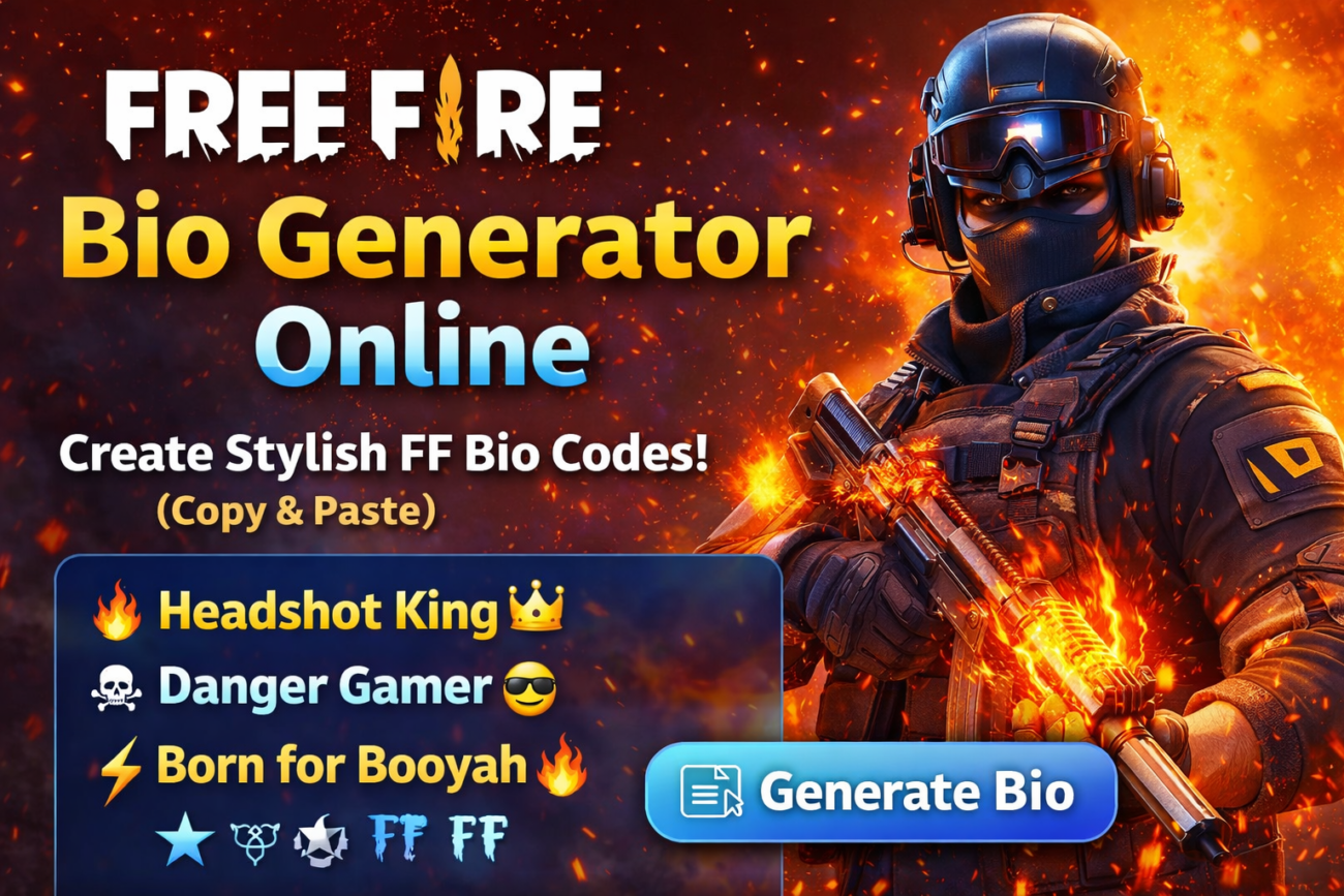 free fire bio generator