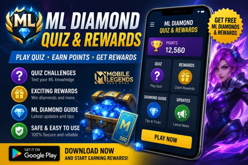 ML Diamond Quiz & Rewards App Download For Android