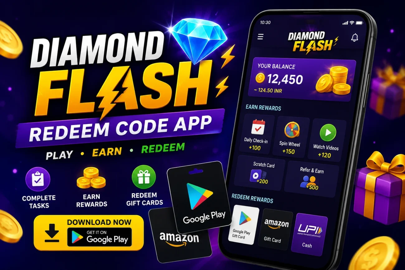Diamond Flash Redeem Code App - Official Rewards App